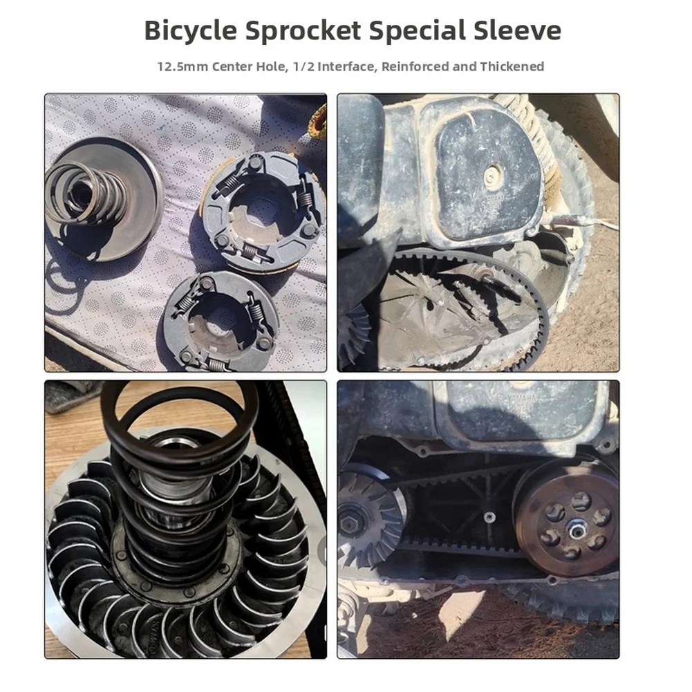 Carbon Steel Motorcycle Pulley Nut Socket Wrench Dual Size 39mm and 41mm Designed for Belt Drive System Service Applications