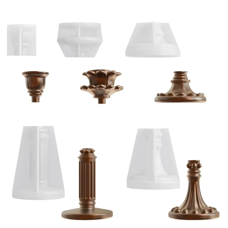 

Premium Silicone Mold With Easy Release For Scented Candle Making Kits