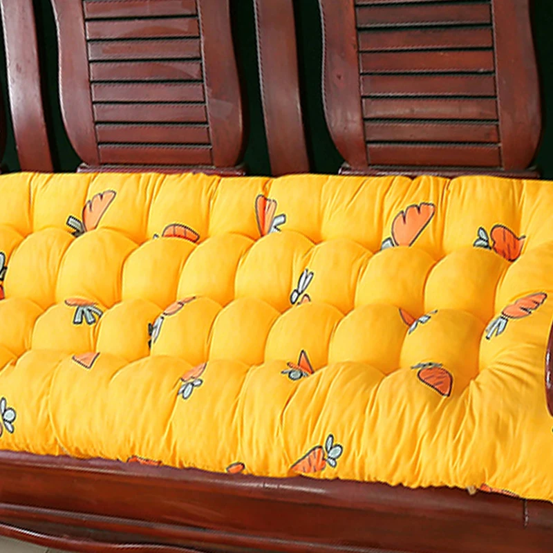 Indoor Thick Bench Seat Cushion Long Tatami Style Sofa Decorative Chair Backrest Pad Comfortable Soft Furniture Decor