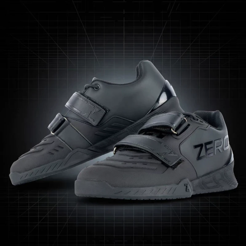 

New Model Gym Training Shoes Anti-Slippery Squat Hard Pull Shoe for Unisex Thick Soled Couples Weight Lifting Sneakers