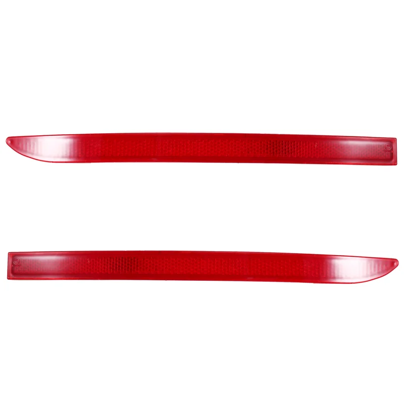 

A02Q-для Tiguan 2008-2017 автомобильный красный пластиковый отражатель заднего бампера пара левый и правый 5ND945105 5ND945106