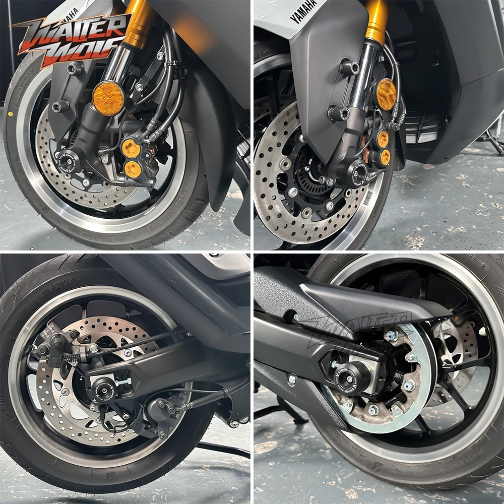 Moto Crash Slider Ruota Slider Per Yamaha T MAX 560 XP560 T-max Tmax 560 Tech Max 2020-2025 Assale Forcella Forcellone Slider