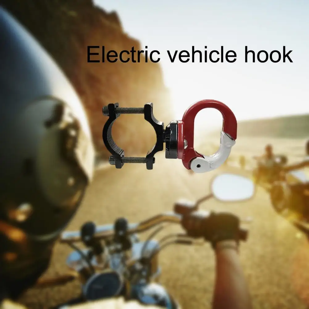 Motorcycle Hook Universal Punch-free Anti-shake Steady Modification Aluminum Alloy Front Motorcycle Hanger Electric Scooter Hook