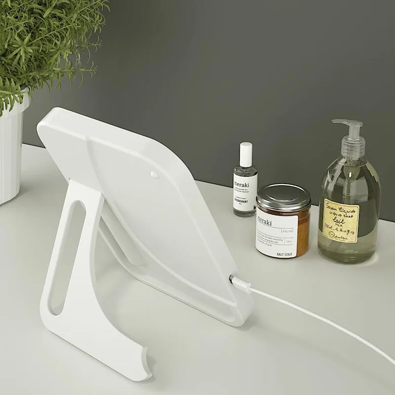 33LED طوي اللمس مرآة ضوء 3-Color طرق USB قابلة للشحن المحمولة الغرور ضوء للحمام السفر خلع الملابس ديكور للطاولات