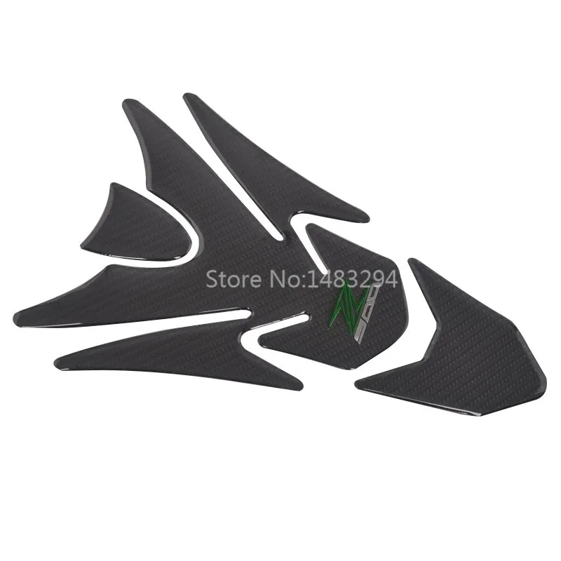 3D Motocicleta Carbon Fiber Fuel Tank Pad Protector, Moto Adesivos, Acessórios decalque, Kawasaki Z900, Ninja 900