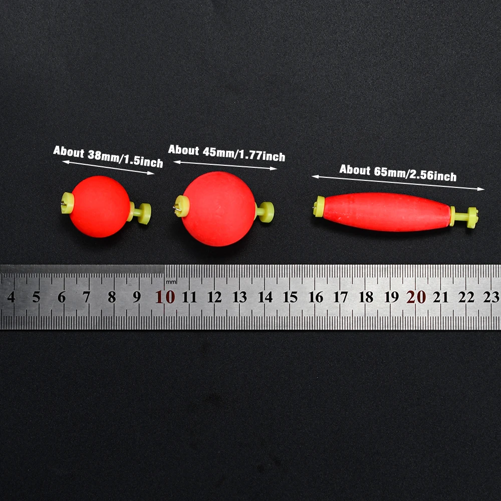 6 قطعة الصيد المرجح Bobbers السيجار رغوة تعويم إيفا العوامة شكل بيضاوي سترايك مؤشرات المفاجئة على الصيد تعويم باس سمك السلمون المرقط Crappie