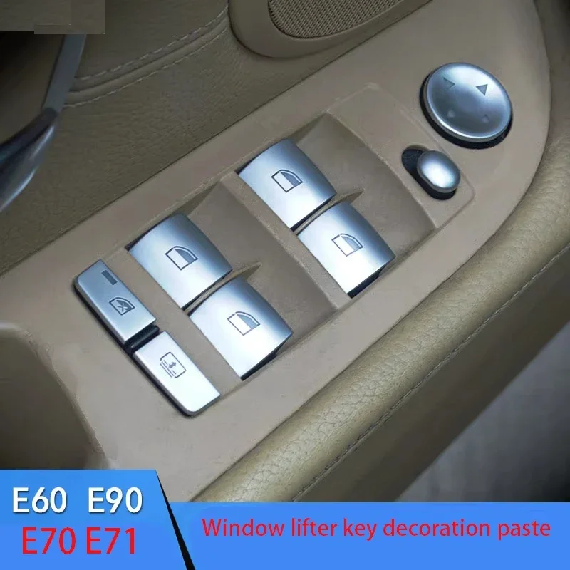 

Car Window Switch Repair Button Cover Vehicle Door Glass Control Switch Key Cap For Bmw X5 X6 E70 E71 X5m X6m