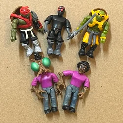 Lot 5 MEGA BLOKS STOCKMAN FLY Turtles Baxter Mutation Lab Michelangelo teenage mutant ninja turtles Mini Building Figure