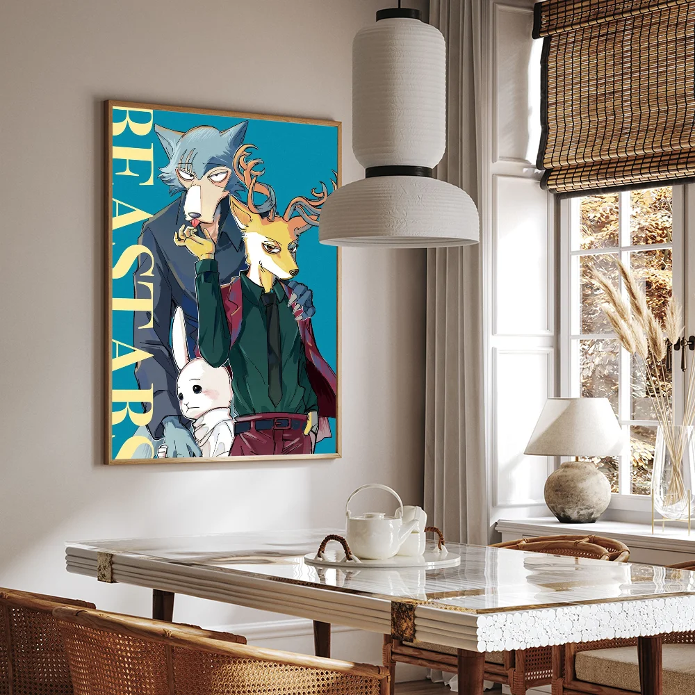 ملصقات أفلام أنيمي لاصقة ، ورق كرافت كلاسيكي ، ملصق ، تصنعه بنفسك ، غرفة ، بار ، مقهى ، فن جمالي ، لوحة جدارية ، 1 * * #3