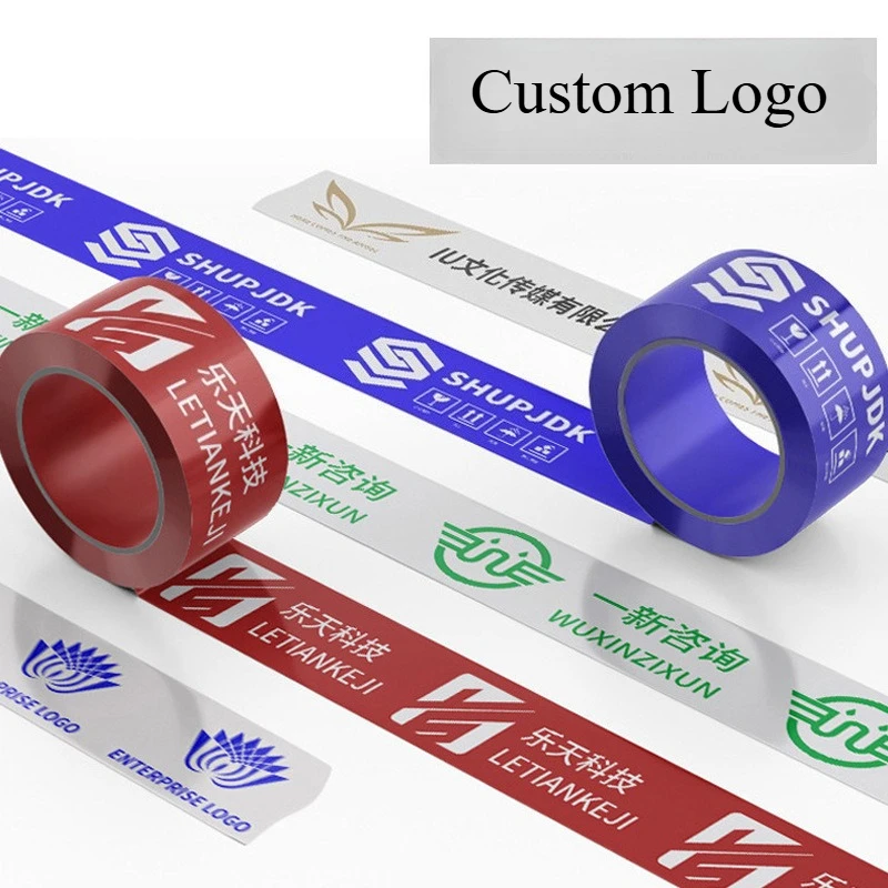 

7 Rolls Logo Printing Adhesive Tapes Customized Brand Advertising Slogan for Carton Box Sealing Packing Labels 44mm