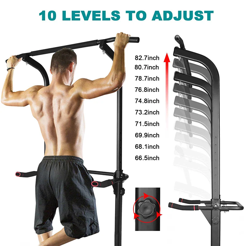 Power Tower exercise immersion station pull up pole height adjustable multifunctional immersion rack training fitness equipment