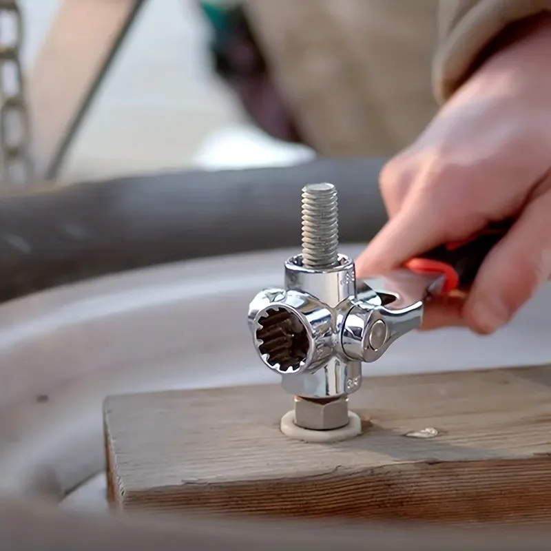 

1PC Tool for 8-19mm Nuts 52-in-Piece Master Socket Wrench Set - Ergonomic Non-Slip Grip & 360° , Ultimate Workshop Solutio