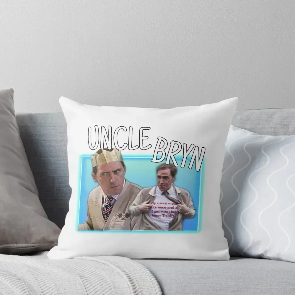 

Uncle Bryn Retro Gavin & Stacey Throw Pillow pillow pillowcase christmas ornaments 2025 pillow