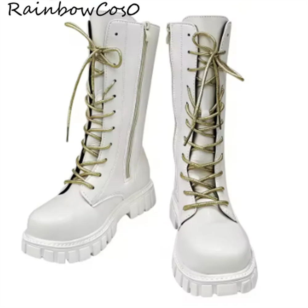 Обувь для косплея Rumi Zoey, ботинки для игр, аниме, Хэллоуина, Рождества, RainbowCos0 W5588