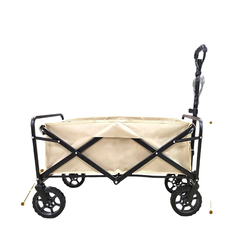 

DC-7803 Portable Folding Wagon Trolley Cart Iron Construction Durable for Outdoor Garden Storage Tools Hot Sale Collapsible