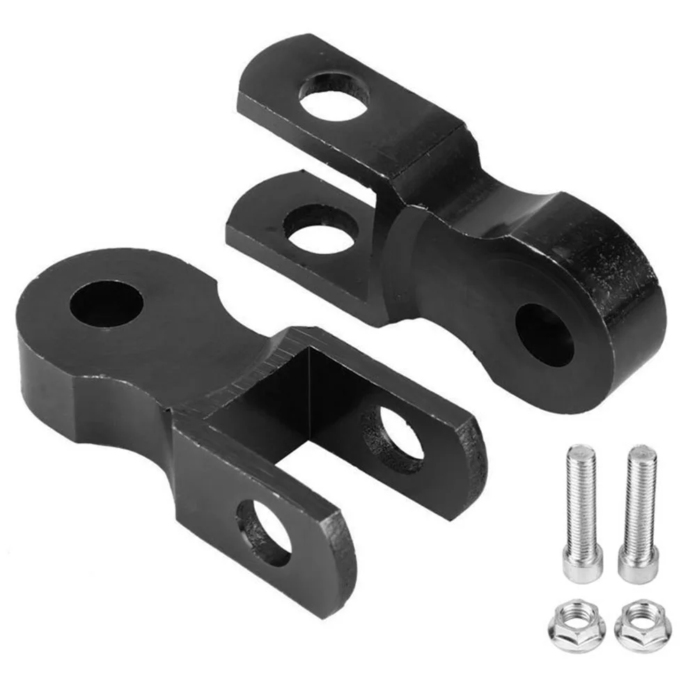 Motorcycle Accessories Rear-Shock Absorber Risers 77mm Black Absorber Riser Absorber Risers Aluminium Alloy CNC Motorbike Height