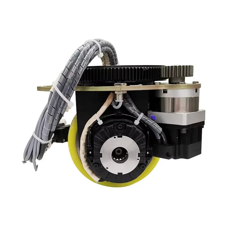 Industrial-Grade 48V AGV Drive Unit - 400W High-Torque Steering Wheel For Automated Robots