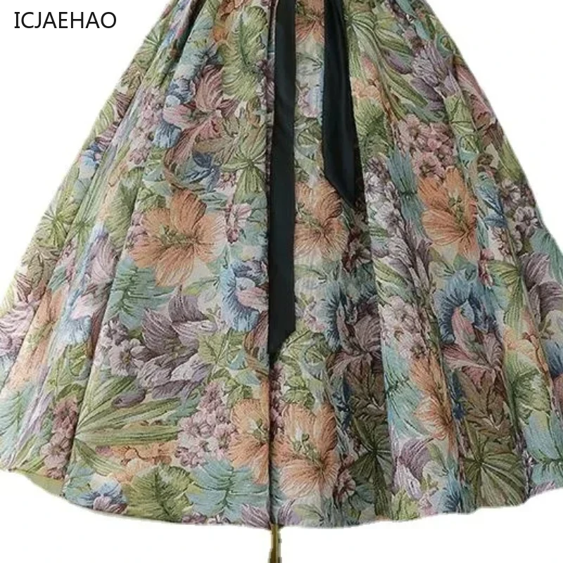 Crianças retalhos floral com bowknot vestido criança vestido vintage vestidos de baile do bebê meninas combinando adolescente elegante roupas de festa de baile