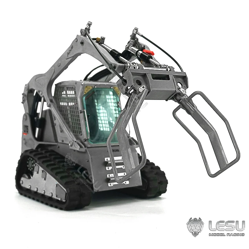 Zamiatarka Szczotka do czyszczenia Metal Ripper Wertykulator Metalowy zacisk do siana dla LESU 1/14 Aoue LT5 LT5H Skid Steer RC Ładowarka