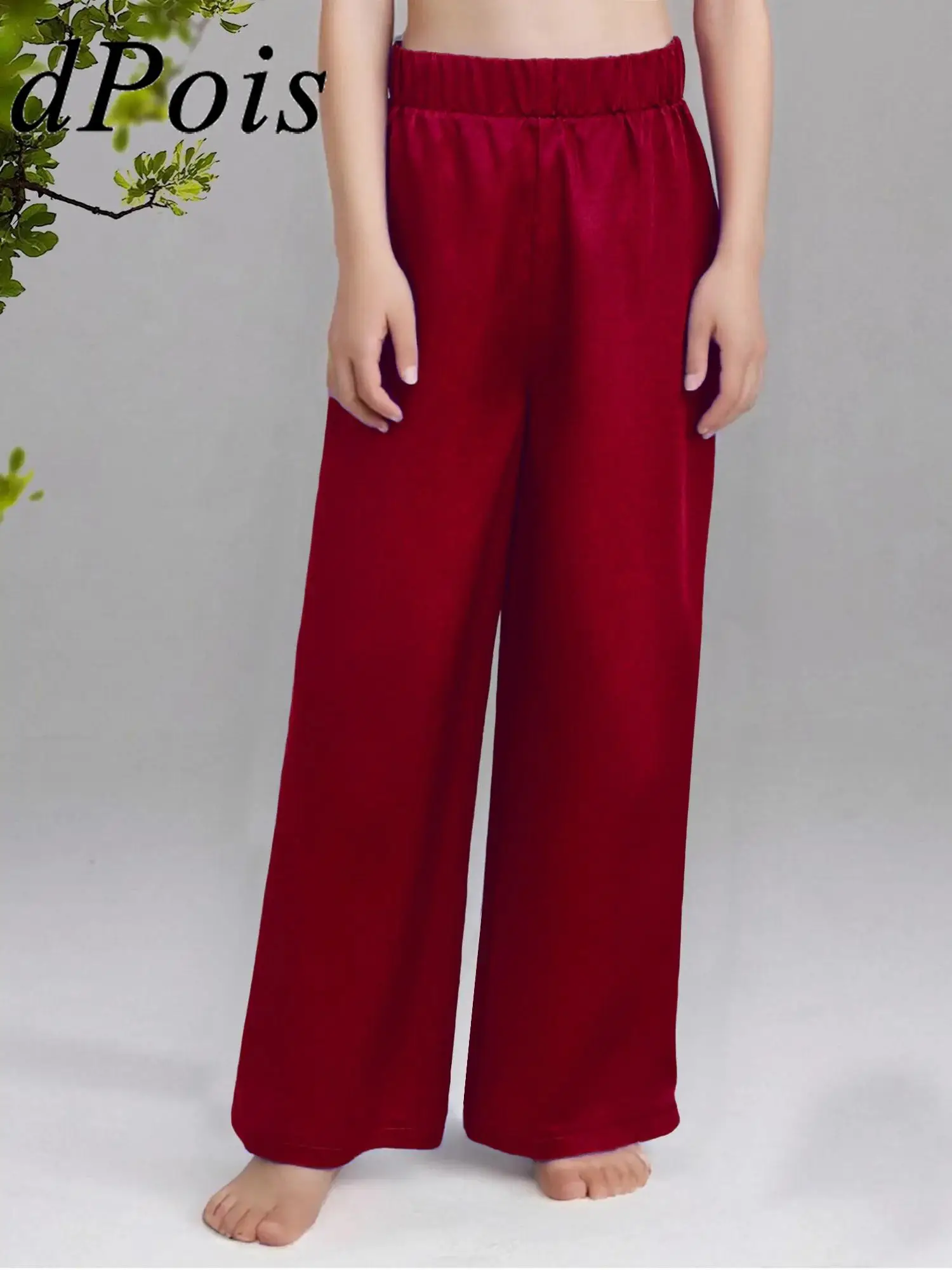 

Детские штаны для танцев с лирической похвалой для мальчиков, современные костюмы для поклонения, атласные широкие брюки для празднования спирта, литургической церкви