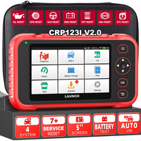 LAUNCH X431 123i V2.0 OBD2 Scanner Car Diagnostic Tools ABS SRS Engine AT 4 System Scanner + 7 Reset Error Reader Free Update