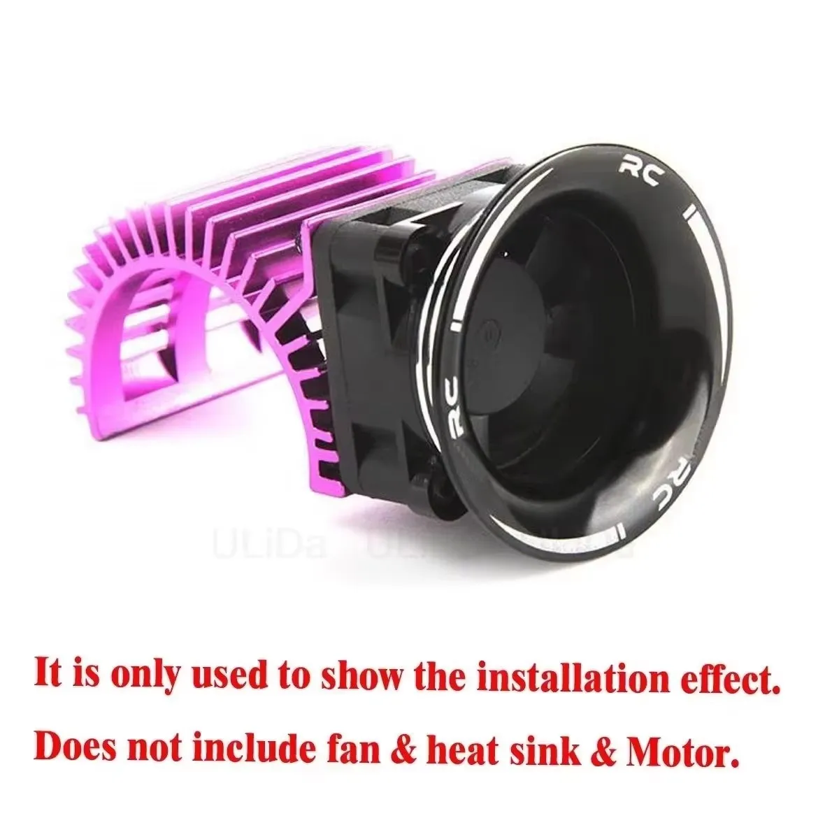 25 30Series Cooling Fan Metal Cover Air Cooling Channel for 380 540 550 3650 Motor Heatsink 1/10 1/8 Traxxas Axial TAMIYA RC Car