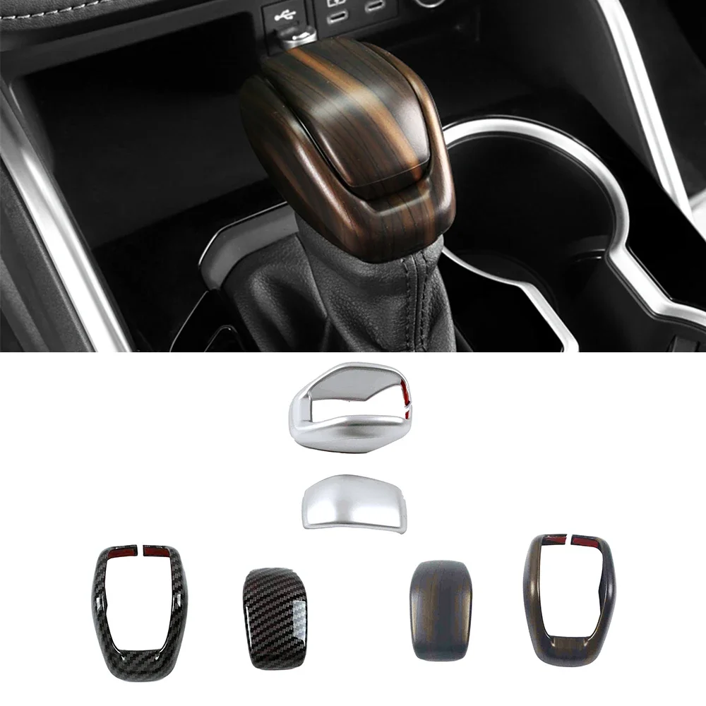 For Toyota Highlander 2020-2025 Interior Accessories Center Console Gear Shift Lever Knob Cover Trim Color Modify Change Sticker