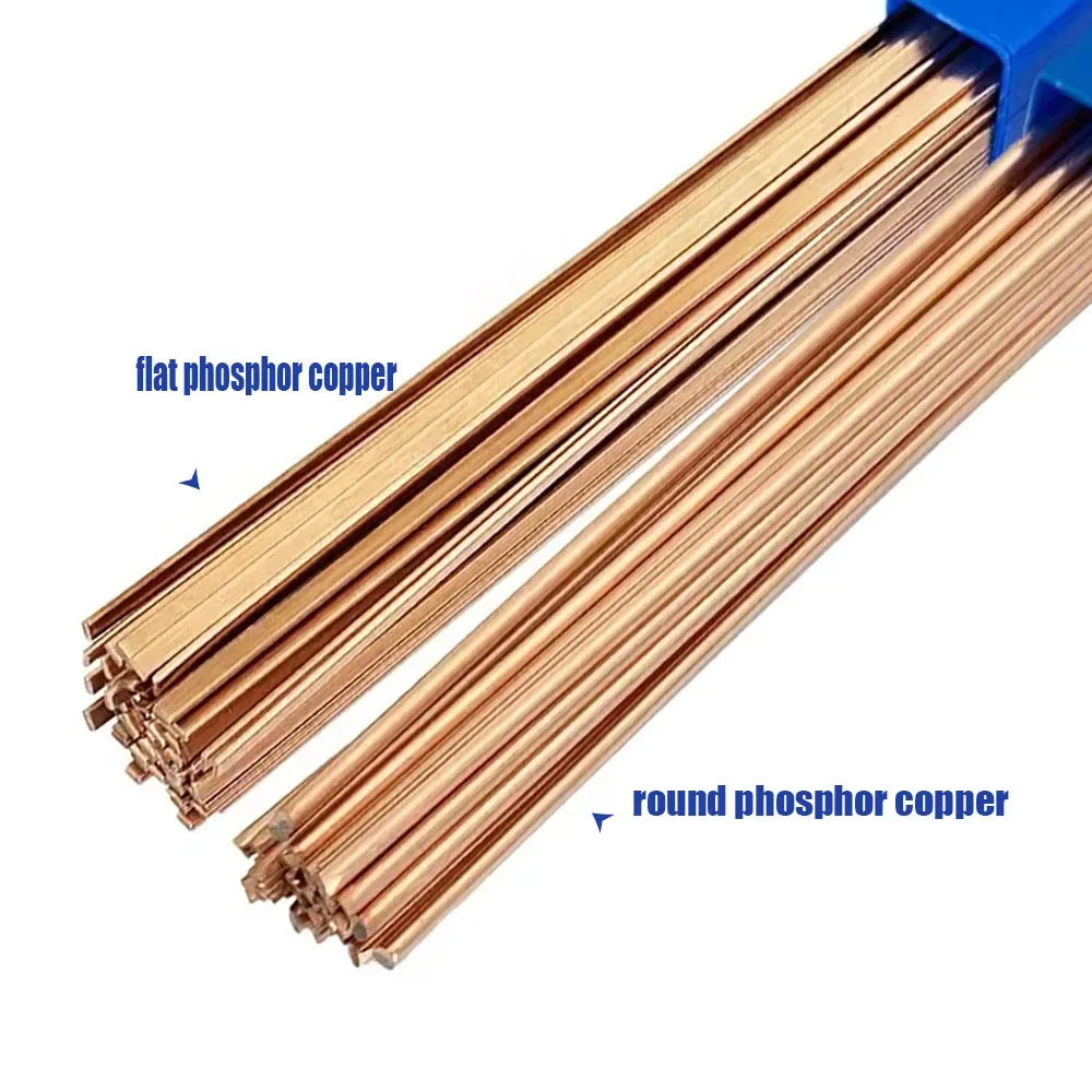 500mm Brass Welding Rod Phosphor Copper Welding Wire Electrode Soldering Rod No Need Solder Powder Welding Rods