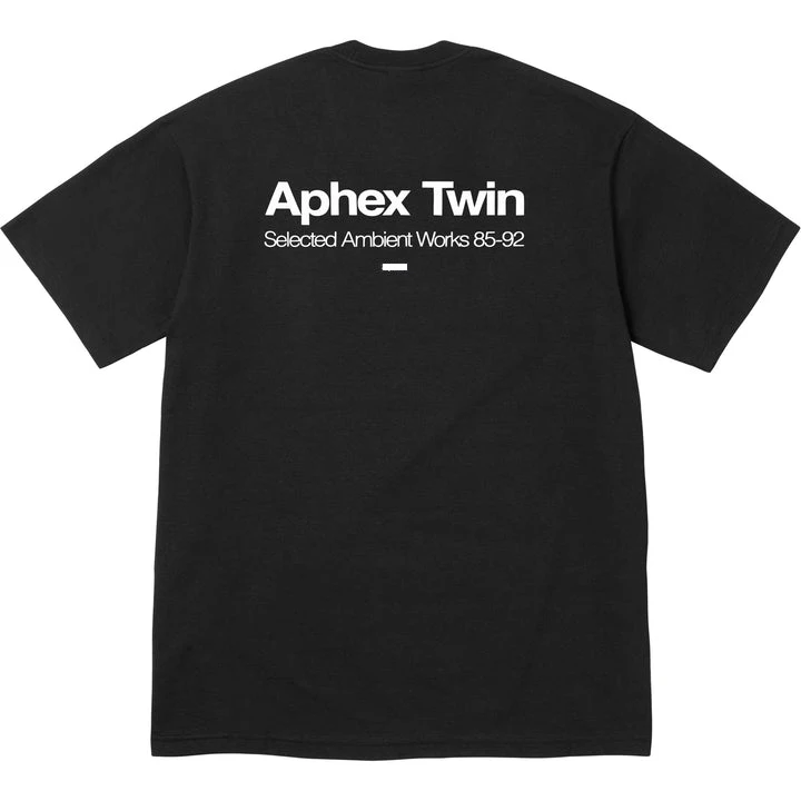 

Мужская хлопковая футболка большого размера с логотипом Aphex Twin, повседневная свободная посадка ort Sve, молодежная модная летняя футболка с геометрическим узором