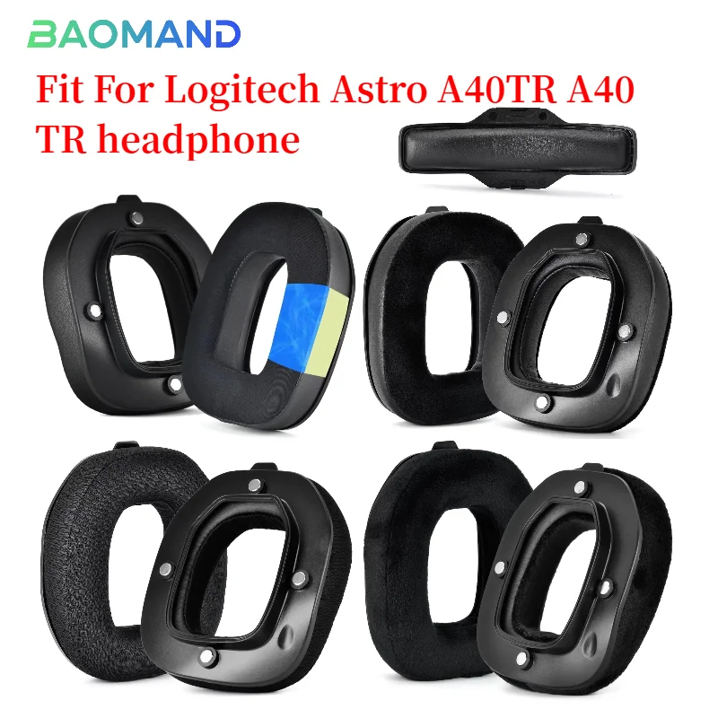 وسادات أذن بديلة من جل التبريد الرياضي لسماعات الرأس Logitech Astro A40TR A40 TR