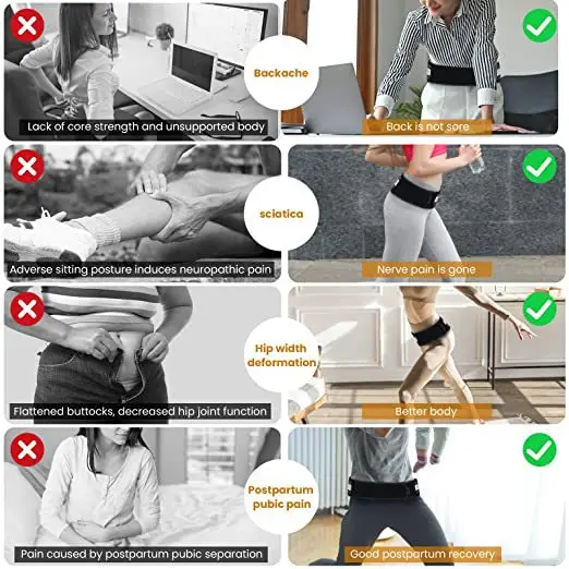 ملابس داخلية نسائية رياضية تدعم حزام البطن بعد الولادة ومدرب الخصر لحزام مشد قابل للتنفس ودعم الحوض وملابس داخلية للتعافي