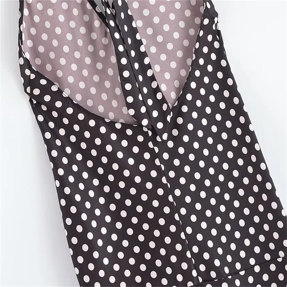 Nova feminino borboleta condensação volta ampla camada decorativa bolinhas pendurado pescoço colarinho vestido