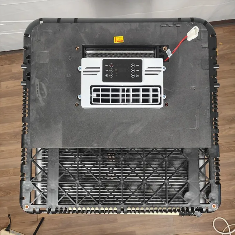 على السطح الكهربائية التيار المتناوب 12 فولت وقوف السيارات برودة تيار مستمر مكيف الهواء 24 فولت تكييف الهواء 12 فولت لشاحنة RV #5