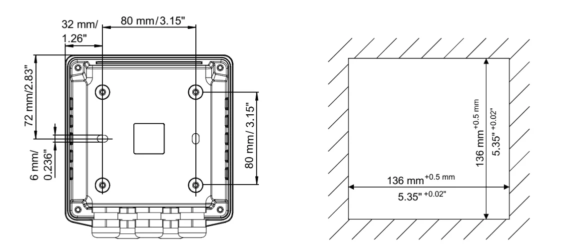 Online Industrial 4-20mA Ec Ph Meter For Hydroponics Conductivity Meter With Rs485 Optional