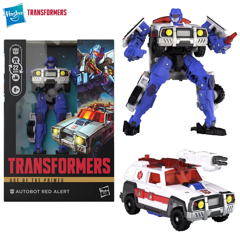 

[In-Stock] Hasbro Transformers Age of the Primes Autobot Red Alert Ncie 17.5cm Voyager Class Action Figure Model Toy Gifts