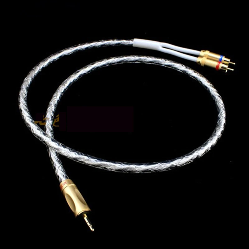 MCA 3.5 AUX to 2 RCA 1 / 2 fever audio signal cable multimedia audio cable