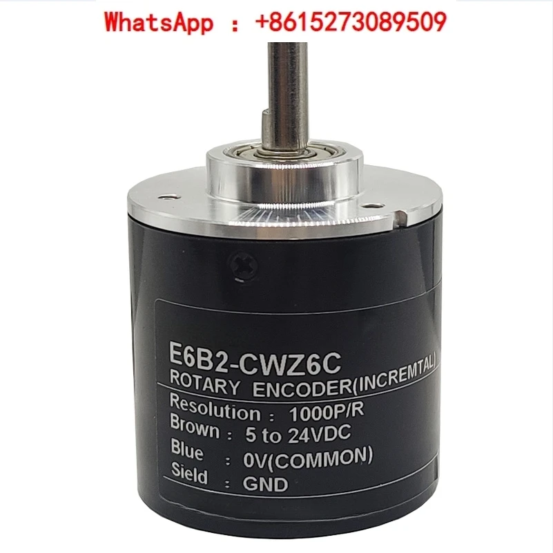 New encoder e6b2-cwz6c-1000p/r24V/NPN type - connected to PLC for testing