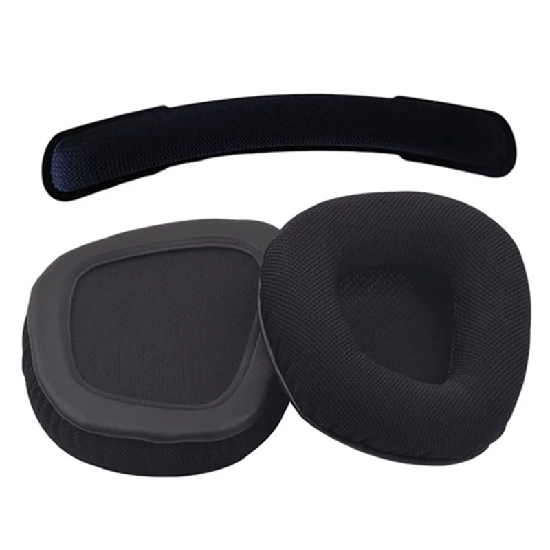 1 paio di cuscinetti auricolari per Corsair VOID PRO cuffie da gioco cuffie di ricambio Cover cuffie in Memory Foam cuffie con fascia per capelli