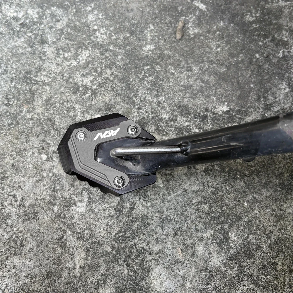 For Honda  ADV 350 ADV350 2021-2025 2026 CNC Aluminum Motorcycle Kickstand Side Stand Foot Extension Pad  ADV350 Accssories