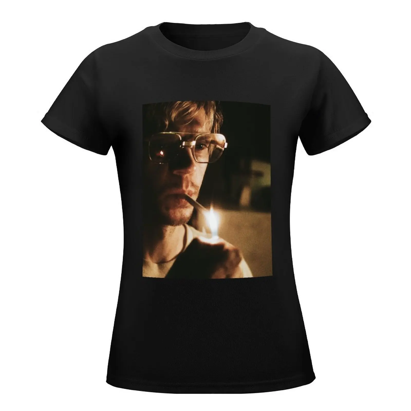 evan peters T-Shirt sports fans customs design your own white t shirts for Women