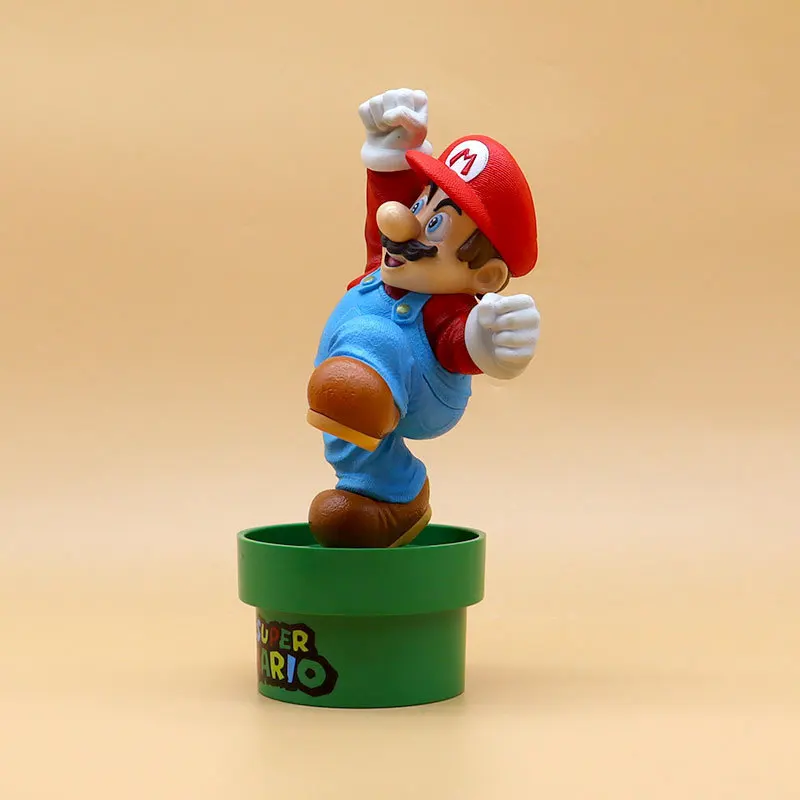 Super Marios Bros Action Figure 24cm Cartoon Anime Figure Model Dolls Kids Toys Collection Car Ornament Kawaii Room Decoration