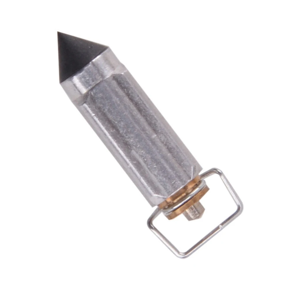 1PC Carburetor Float Valve Needle Set Fit For Ymh For Suzuki Carb Float Needles Motorcycle Carburetor Silver Metal Needle Valve
