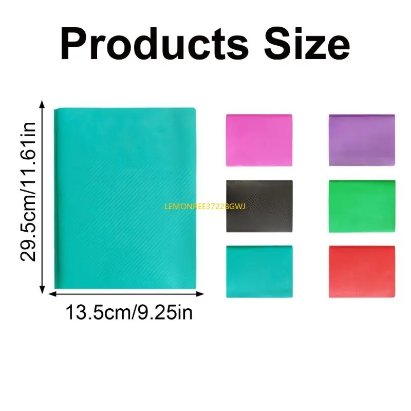 C90C Colorful Folder Two Pocket Folders with Prong for Letter Size Paper File