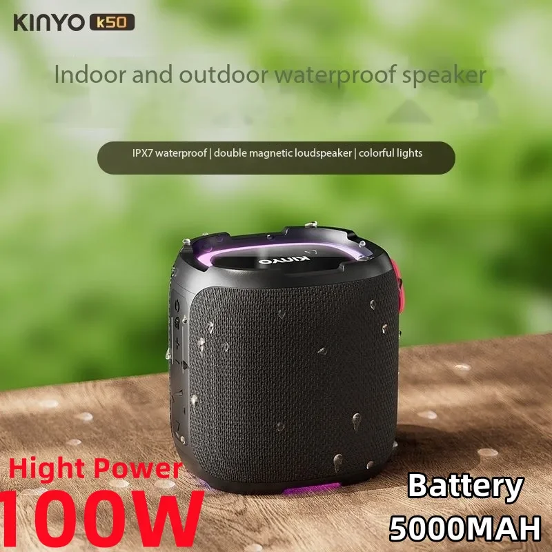 

100W Waterproof Subwoofer Home Party Outdoor Sports Dance Point Bluetooth Speaker Home Theater Caixa De Som Soundbar Soundbar