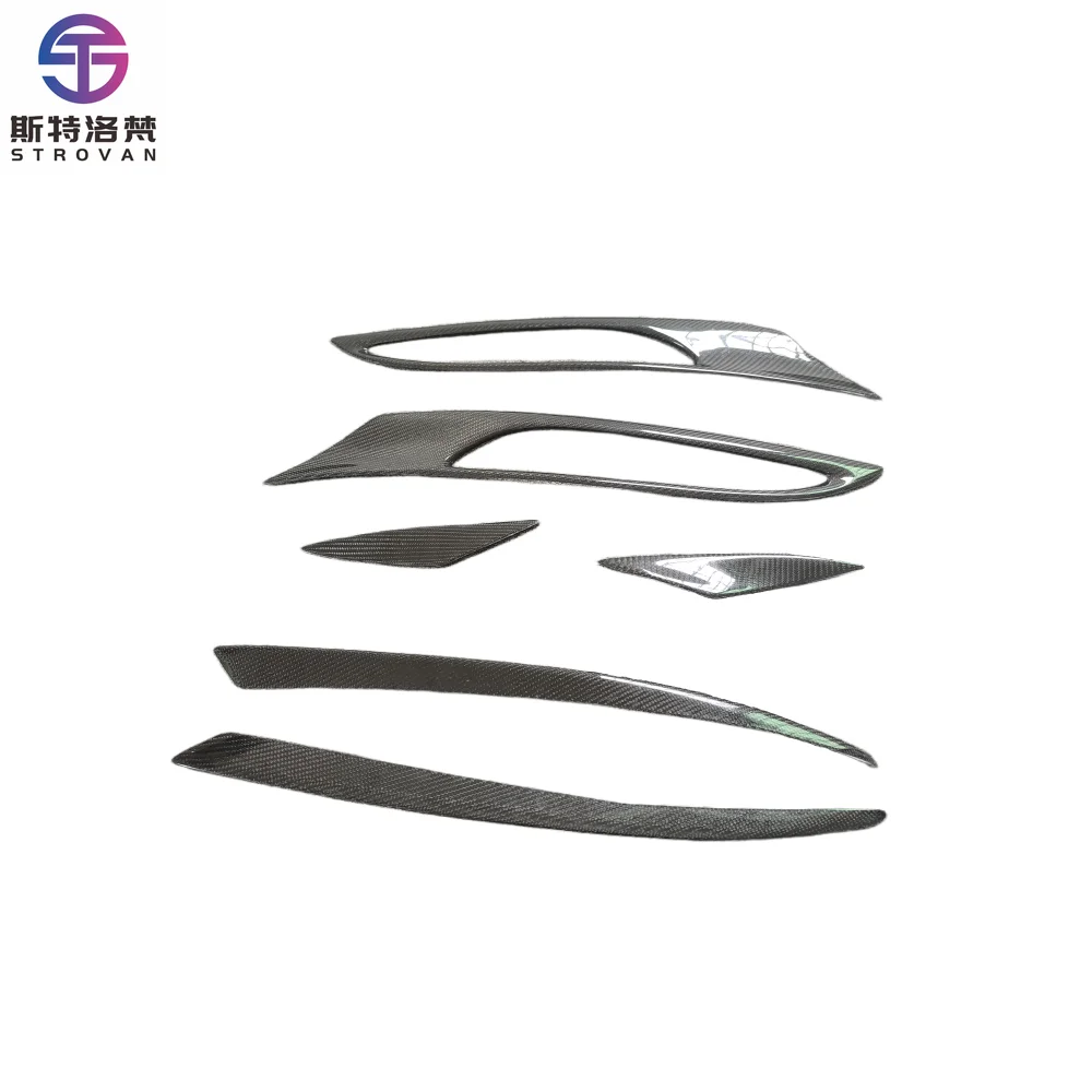 

STLF High Quality Carbon Fiber M-style Engine Hood Vent Blade Decorative Strip for the 2017-2020 Ferraris 812 Body Kit
