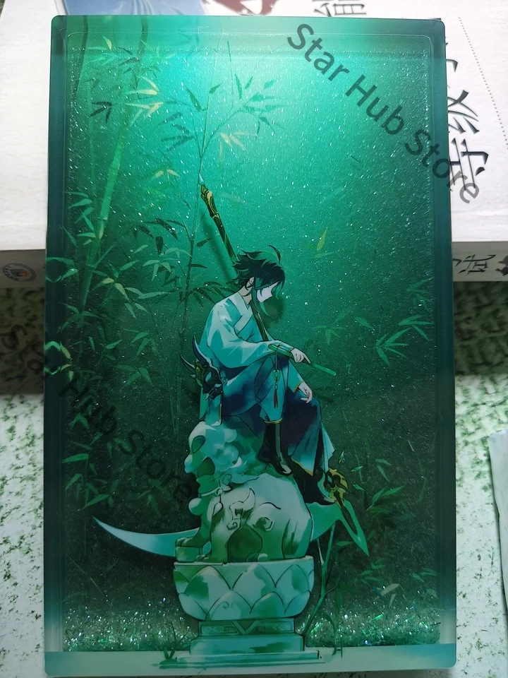 Articles décoratifs en acrylique gaufré Genshin Impact Xiao, souvenirs exquis pour collègues, produits liés au jeu, cadeaux, anime