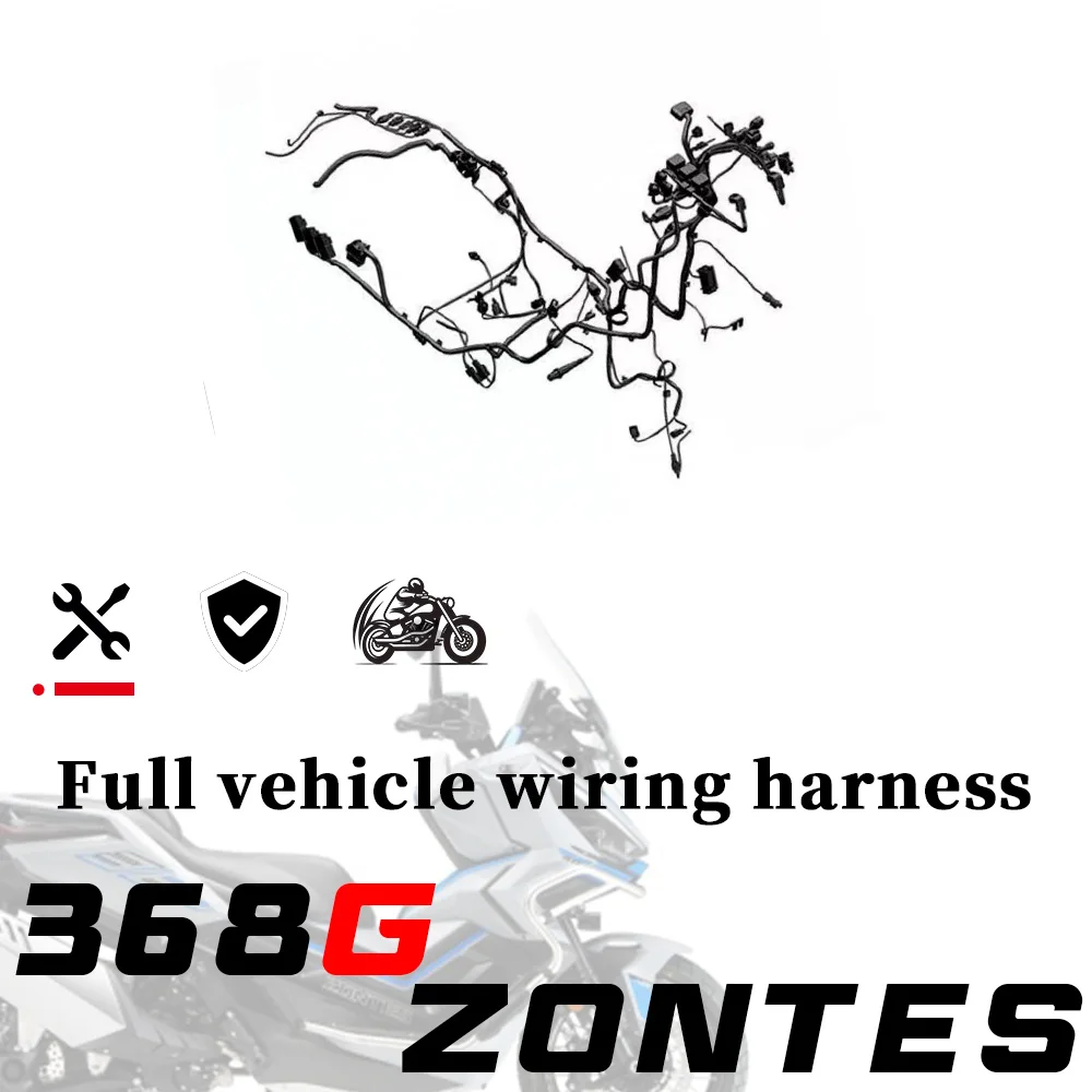 For ZONTES 368D/M/E/K/G motorcycle series, complete wiring harness, main cable, accessories, and original factory wires.