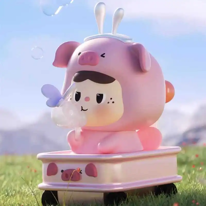 Baobao الربيع رحلة التخييم سلسلة صندوق أعمى تخمين حقيبة صندوق غامض اللعب دمية لطيف أنيمي الشكل سطح المكتب الحلي هدية عيد ميلاد