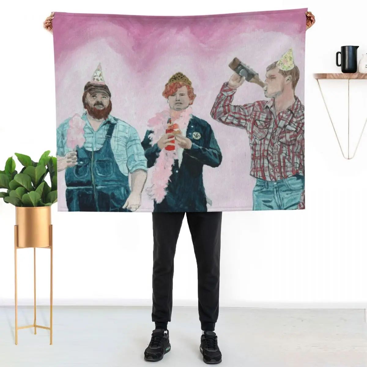 Super Soft Birthday Throw Blanket Luxury Brand Single valentine gift ideas christmas decoration Personalized Gift Thin Blankets