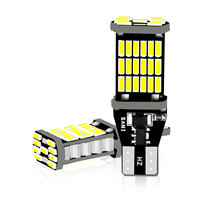 2pcs T15 45LED W16W LED Backup Light Reserve Lamp High Power LED W16W 921 912